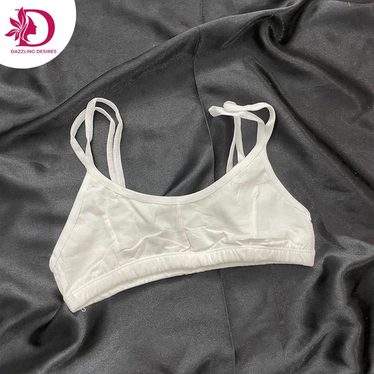 Dazzling Desires Cotton Starter Bra for Girls – Free Size & Gentle Support
