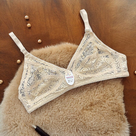 Classic Lace Bra – Non-Padded, Lightweight & Breathable